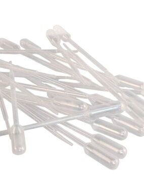 Clear Plastic Dropers Transfer Pipettes For Resin Art & Craft Use  Set Of 24